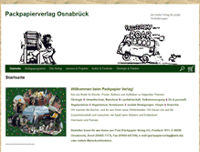 Tablet Screenshot of packpapierverlag.de